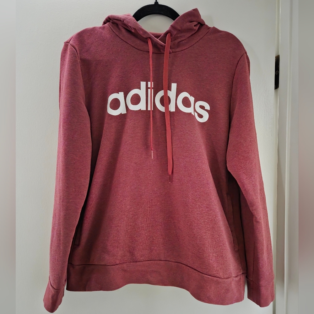 Adidas Women's Red Hoodie